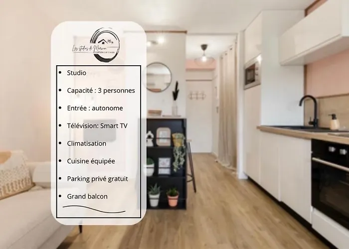 La Perle Clim Balcon Parking Prive * Агд