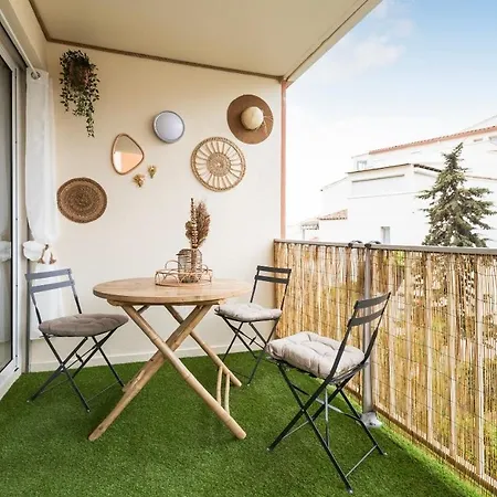 La Perle -appartement Cosy Parking Avec Balcon &clim *