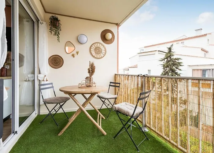 La Perle -appartement Cosy Parking Avec Balcon &clim *